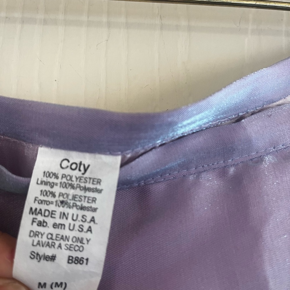 VTG Y2K Ethereal Forest Fairycore Celestial Dreamy Lilac Satin Maxi Party Skirt - Picture 6 of 10
